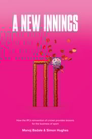Manoj Badale and Simon Hughes launch book on the business of cricket