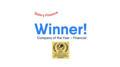 Salary Finance wins Globee in the 8th Annual 2021 International Best in Business Awards