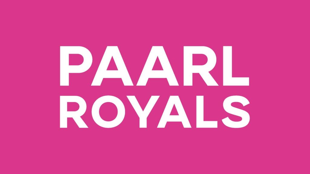 Paarl Royals The latest addition to the Royals Family